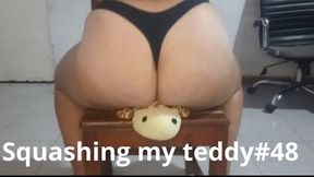 Squashing my teddy #48