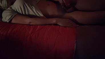 amateur jerking off tgirl