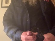 Longhorn and Cigar Jerk Off