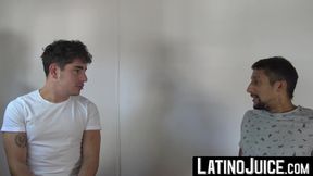 LatinoJuice.com - Latino stud Emanuel and Roco finishes their fucking session with lo
