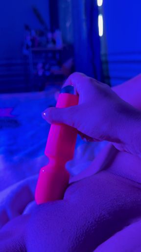 Perverted college girl fucking her pussy thinking about her stepfather