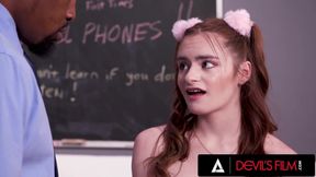Naughty Teen Receives Intense Pleasure from a Big Cock in a Hardcore Scene