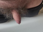 Pissing and showering