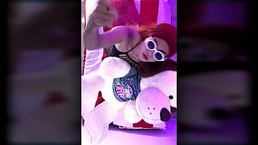 TS Angelique Monroe - A little fun with my toy dog