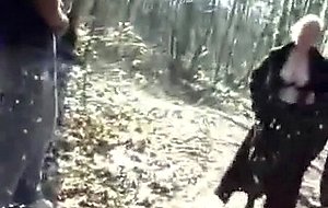 Forest Fucking Mature BBW  Anne (cuck)