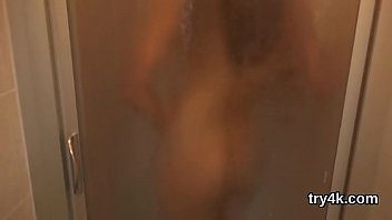 Cute kitten give suck job in pov and gets slim snatch rode