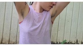 Smelling My Hairy Armpits