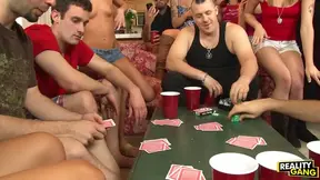 Naughty College Girls Play Sexy Strip Poker Leading to Hot Orgasms Together
