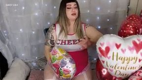 Chubby Cheerleader Massacres Floating Mylars -720p