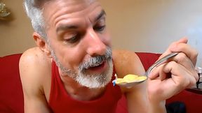 Giant Step-Dad Facestuffing Cereal - Step-Daddy Giant - Richard Lennox