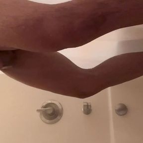 Big black cock shower fun