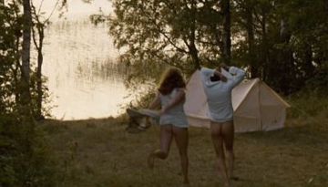 Pitching A Tent: Naked Camping