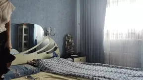 Home Sex of Young Husband and Mature Wife in Wonderful Mood