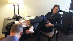 Office Foot Bitch: This Is Your Job, Moron!