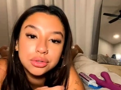Amateur Brunette Anal Toy