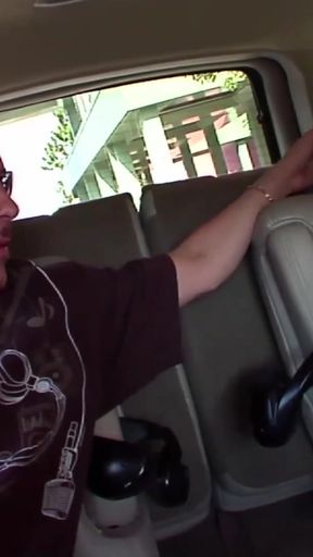 He picks up ebony teen at the bus stop and plows her pussy   Clip 1