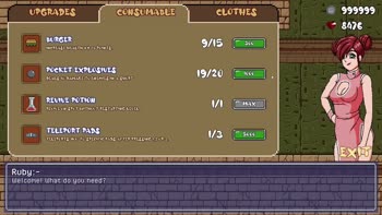 AdultArcade - Hailey's Monster Frenzy: Side Scrolling Adult Arcade Action