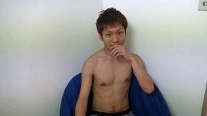 GayAsianNetwork: Twink Makoto II laughing during interview