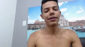 Twink Latin Model Cum Shot Show