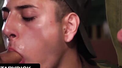 Sergeant Leonard Introduces New Cadet To Other Soldiers &tells Them The Newbie Has A Sex Addiction