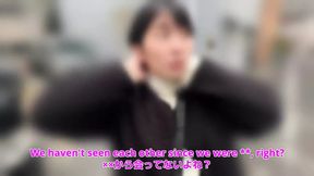 Creampie on the Day I Met My First Love Friend After  the Best Sex with a Shy and Cute Local Madonna