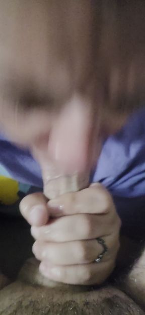 Married Neighbor Gives Me Quickie BJ While Wife Is at Work