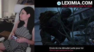 Asian BigBoobs play TLOU 2 and cum  Letsplay 2 !