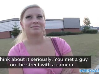 HornyAgent HD Large boobie blond screwed on my car bonnet