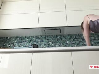 POV: My Roommate Forgot About Pants, Her Twat And Large Boobs So Hawt