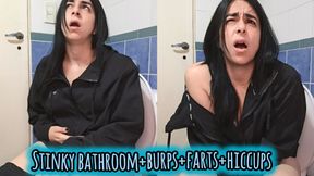 Stinky bathroom+burps+farts+Hiccup