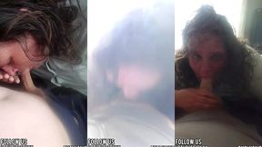 bww fat step mom sucks on step sons cock - wet blowjob deapthroat