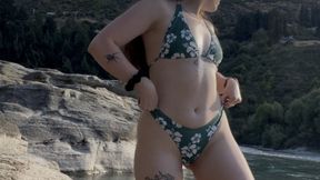 River Pee Through Bikini