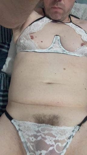 Hotel sissy lingerie show