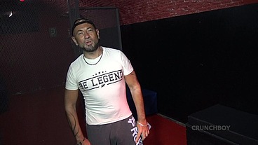 Slut fucked raw by 2 boys in backroom