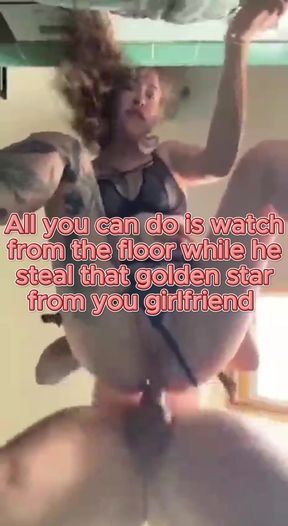 POV lesbian cuckquean in a solo scene