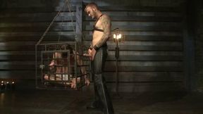 Bound Gods: Caged Sex Slave Endures A Beating, Hot Wax And Hard Stockade Fuck