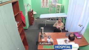 ”Blonde Enthralled by Doc's Charms”