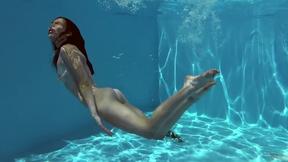 ”She’s incredibly flexible in the pool”