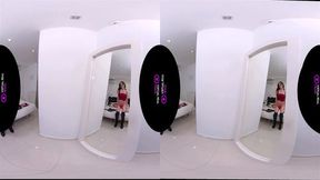 VirtualRealTrans com Dildo party for one