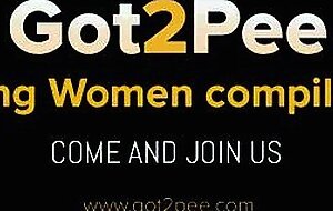 Got2Pee - Peeing Women Compilation 005
