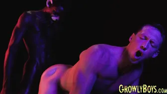 Black twink barebacks handsome daddy with big cock