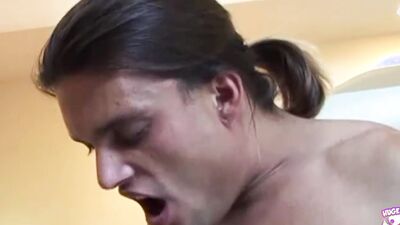 Smoking Hot Brunette Babe with Big Tits Gets Eaten Out and Fucked Misisoanry Style