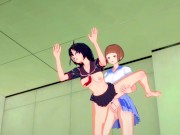 RYUKO FUCKS FUTA MAKO AT SCHOOL