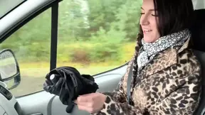 Truck driver casual sex in the forest
