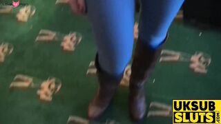 UK Sub Slut JessicasJensens Dominated By Daddy With Strong Hands
