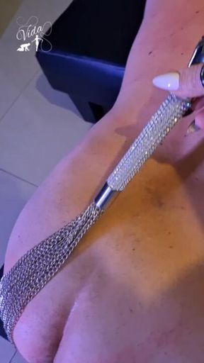 🔥 000003 Goddess Vida whipping a dom and her puppy
