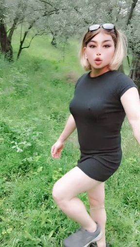 Angelina Outdoor Walking Mini BLack Dres
