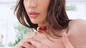 Tiny Brunette Bitch Lana Smalls Bounces on Dick till She Gushes