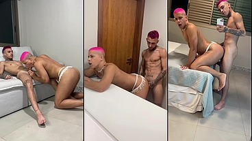 Leitando a putinha safada. - Completo