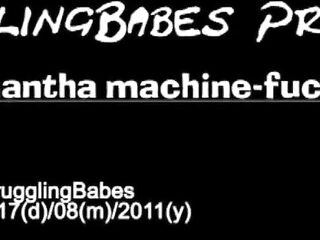 Samantha machine-drilled